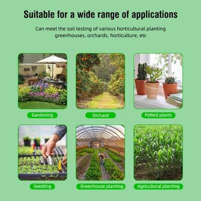 Soil Tester: 3-in-1 pH, Moisture & Temperature Meter for Healthy Plants