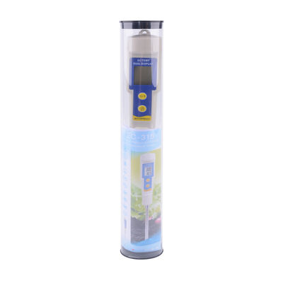 Soil EC & Temperature Tester - 2-in-1 Waterproof Meter with 0.00 - 4.00mS/cm Range, for Garden/Hydroponics/Indoor Plants