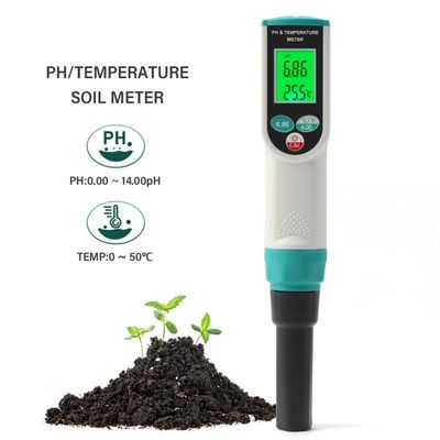 2-in-1 Soil pH & Temperature Tester - High Precision Meter for Gardening