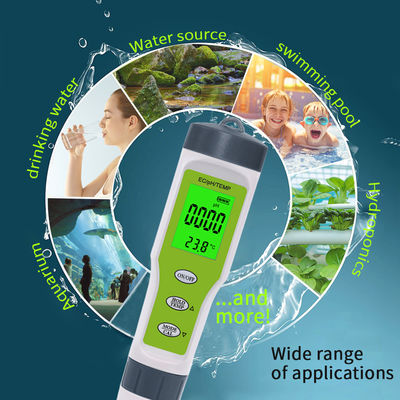 3 - in - 1 Water Quality Tester - pH/EC/Temp Meter with ATC for Home, Aquarium & Lab