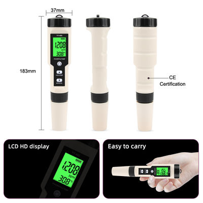 4 - in - 1 Hydrogen Water Quality Tester - H₂/pH/ORP/Temp Meter for Health, Aquaculture & Lab