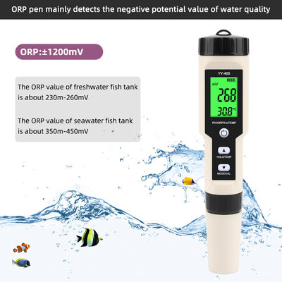 4 - in - 1 Hydrogen Water Quality Tester - H₂/pH/ORP/Temp Meter for Health, Aquaculture & Lab