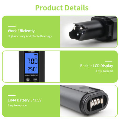 5 - in - 1 Water Quality Tester - pH/Salt/TDS/EC/Temp Meter for Aquarium, Pool & Home