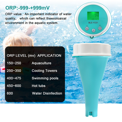 Multi-Parameter Digital Water Analyzer pH/EC/TDS/CL/ORP/Temp Meter Smart 6-in-1 water quality tester for Swimming Pool