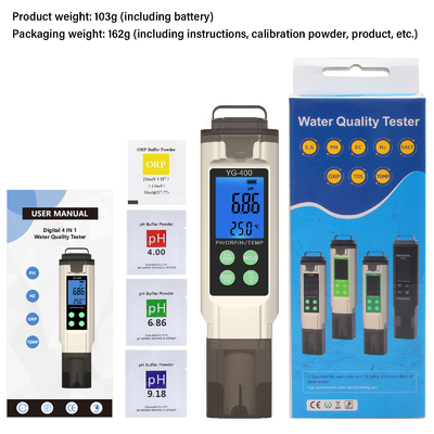 All-in-One  PH/ORP/Hydrogen/Temperature Water Quality Analyzer Water Tester