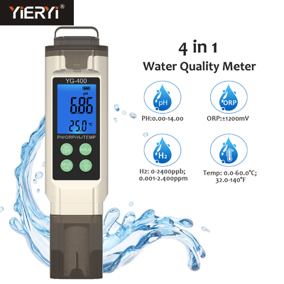 All-in-One  PH/ORP/Hydrogen/Temperature Water Quality Analyzer Water Tester