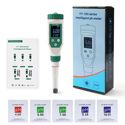 Wireless Digital Bluetooth PH Detector PH Meter For Food, Meat, Cheese Cosmetics Versatile Accurate