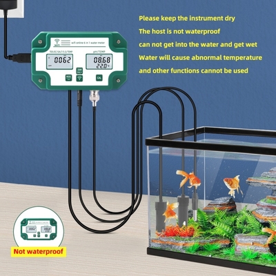 Tuya WiFi Data Logger For TDS EC PH Salinity GS And Temperature Monitoring High Sensitivity Levels