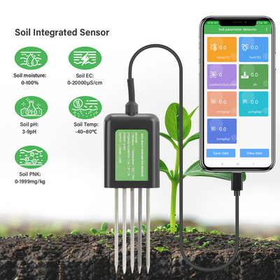 7-in-1 USB Soil Sensor Soil Tester Agriculture Soil EC PH NPK Nutrient Meter For Android