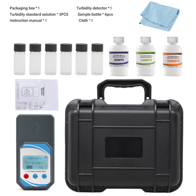 Portable Digital Turbidity Meter 0-1000 NTU ±0.8% Accuracy
