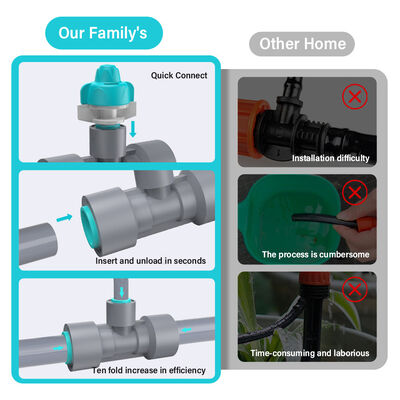 Smart Micro Spray Irrigation System - Efficient Water-Saving Automatic Drip Irrigation Kit with Easy DIY Installation for Versatile Applications