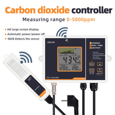 High Precision CO2 Controller AGc30 with Smart Ventilation for Greenhouse Control System