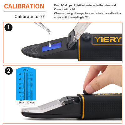 Multi Range Sucrose Refractometer Versatile Tool for Measuring Different Sugar Levels in Various Industrial Applications