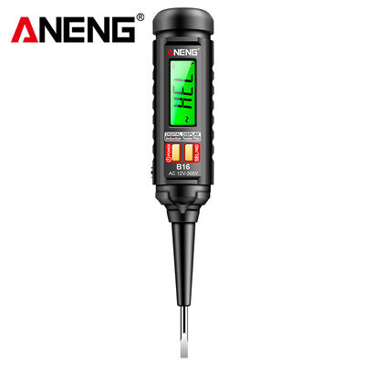 Digital Display Non Contact Voltage Detector with 12V to 300V Range, LCD Screen and Sound/Light Alarm