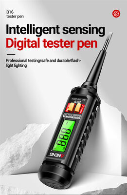 Digital Display Non Contact Voltage Detector with 12V to 300V Range, LCD Screen and Sound/Light Alarm