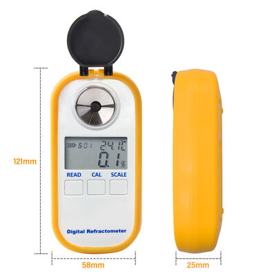 Digital Honey Brix Refractometer with 0-90% Brix Range, 0.01 Measurement Accuracy, and 160*59*49mm Compact Size