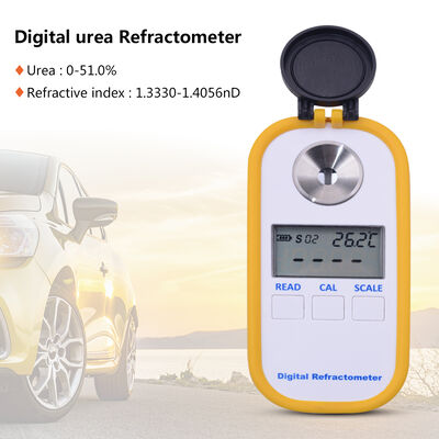 0%-51% Urea Concentration Handheld Digital Refractometer with Automatic Temperature Compensation and 160*59*49mm Compact Size for Adblue Testing