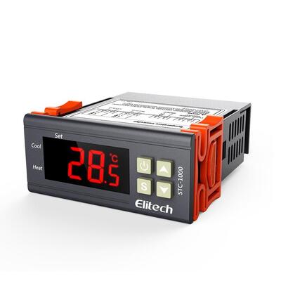STC-1000 Digital Thermostat Temperature Controller with LCD Display 0.1°C Resolution and High Temperature Alarm