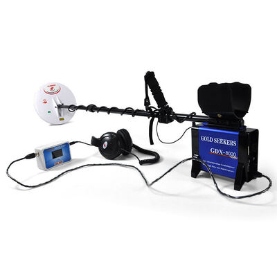 Gold Detector with 8 Meter Depth and Six Search Modes for Underground Metal Detection and Auto Manual Ground Balance
