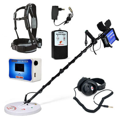Gold Detector with 8 Meter Depth and Six Search Modes for Underground Metal Detection and Auto Manual Ground Balance