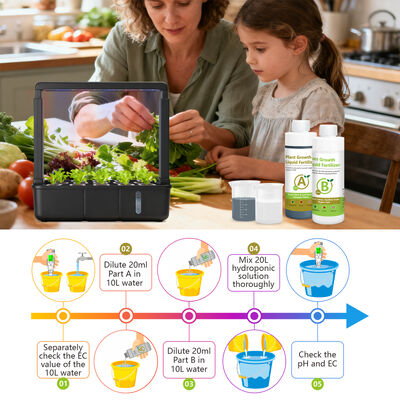 250ml High Accuracy Liquid Fertilizer and Hydroponic Nutrient Kit for Vegetative Growth Stage