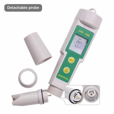 Waterproof ORP Meter with Replaceable Electrode and 0~±1999mV Range for Accurate Redox Testing