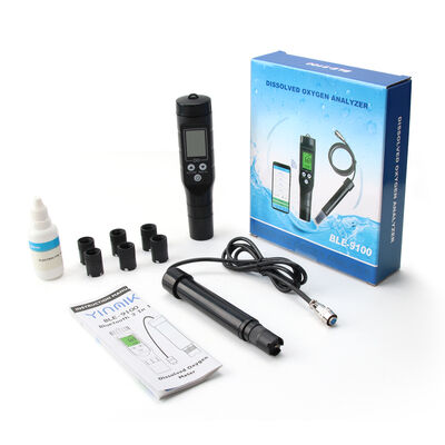 Smart Bluetooth Dissolved Oxygen Meter with High Precision 0.1mg/L and Detachable Probe for Hydroponics and Water Treatment