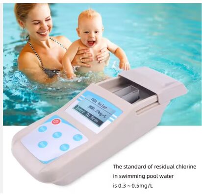 Portable Residual Chlorine Photometer for Water Quality Testing with 0 - 5 mg/L Range