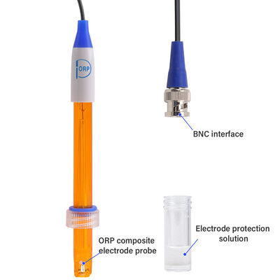 ORP Electrode Sensor with ±5mV Accuracy, 0~1500mV Range, and IP65 Protection for Wastewater & Lab Use