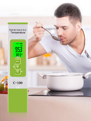 5 in 1 Water Quality Meter with LCD Display High Precision and Compact Design for Aquarium Pool