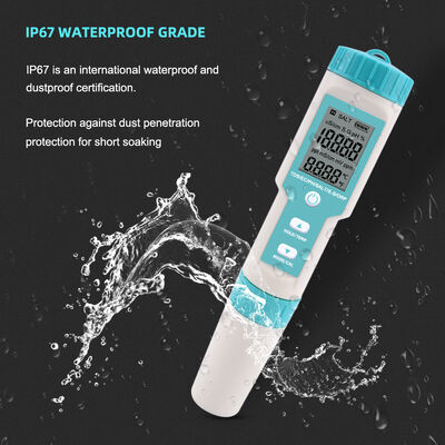 7-in-1 Multifunction Water Quality Meter with Detachable Probe Design and IP67 Waterproof Housing