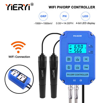 Wifi Output PH ORP Redox Controller with Replaceable Probe for Dual Measurement in Aquarium and Hydroponics