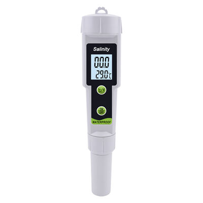 High Accuracy Digital Salinity Meter with LED Display and 0~199.9ppt Measuring Range for Drinking Water, Sea Water, and Pool