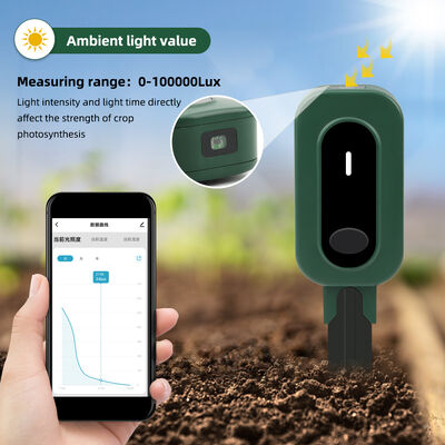 ZigBee 3-in-1 Smart Soil Sensor For Temperature Humidity Light Detector With Tuya APP Control