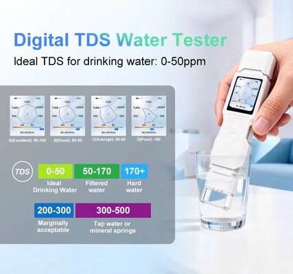 YIERYI 9-in-1 Smart WiFi Water Quality Salt Tester TDS Meter Digital App Control Analyzer For Hydroponics Aquarium Pool Drinking