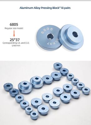 Bicycle Hub Bearing Press Tool Kit Universal Installation Set for Hub Bottom Bracket Suspension Pivot Bearings Installation Tool