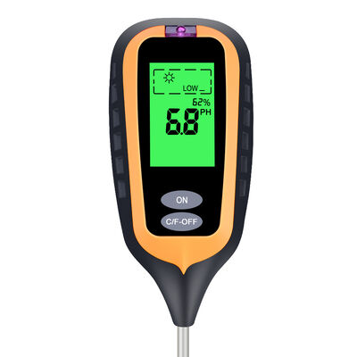 6-in-1 Soil PH Meter Garden Soil PH / Fertility / Moisture / Light / Air Humidity / Temp Multi Functional Soil Testing Tool
