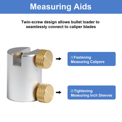 Red Aluminum Clearance Gauge Set Alloy Caliber Conversion Bushing Set B.350&.17 Caliber Adapters for Easy Identification