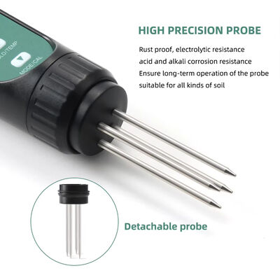 Potted Gardening Agricultural Measuring Tool Conductivity 3 In 1 Soil Ec Meter Temperature Soil Moisture Meter Tester