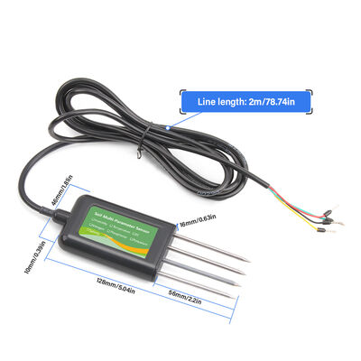 RS485 Soil Multi Parameter Sensor 8-in-1 EC pH NPK Temp Moisture Detection Agriculture Greenhouse Use