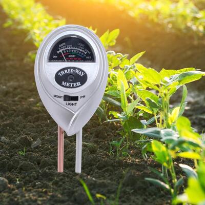3 in 1 Soil PH Water Moisture Meter Acidity Humidity Sunlight Garden Plants Flowers Moist Tester Instrument Tool