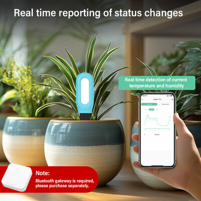 Wireless ZigBee Smart Soil Moisture Temperature Monitor for Plants App Controlled