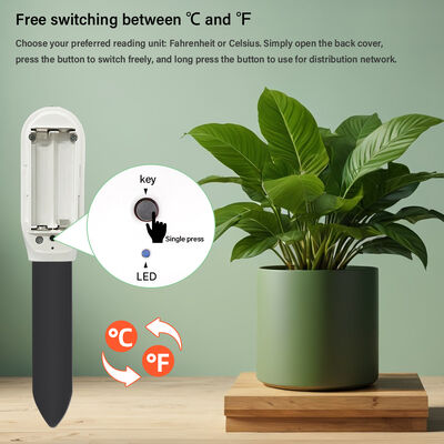 Wireless ZigBee Smart Soil Moisture Temperature Monitor for Plants App Controlled