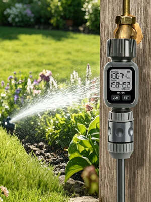 Real-timewater fowmeter