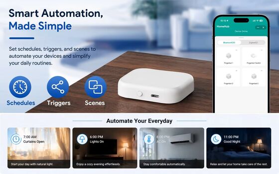 Zigbee Bluetooth WiFi Smart Home Gateway 2.4G Single Band Multi Mode Hub Remote Control Bridge