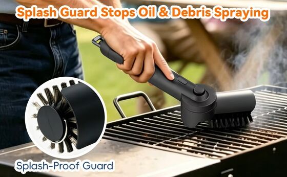 Electric BBQ Grill Cleaning Brush | Replaceable Brush Heads Barbecue Cleaning Tool