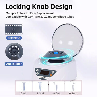 Mini Centrifuge, Laboratory Variable Speed Micro Centrifuge, Serum Separator for Veterinary  Pet Medical Use
