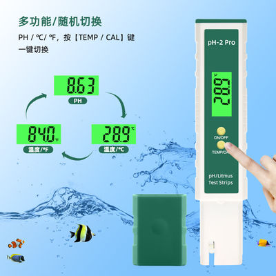 16.00ph Water Litmus LCD Display Calibrating PH Meter