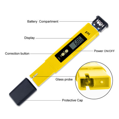 Drinking Water 16.00ph Calibrating Digital PH Meter