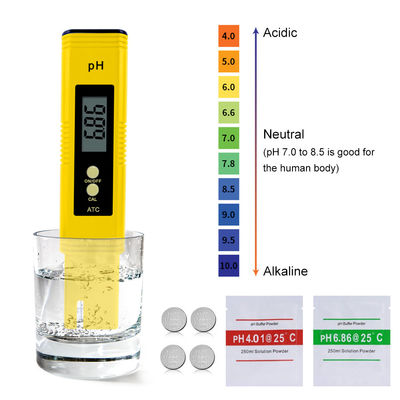 Drinking Water 16.00ph Calibrating Digital PH Meter